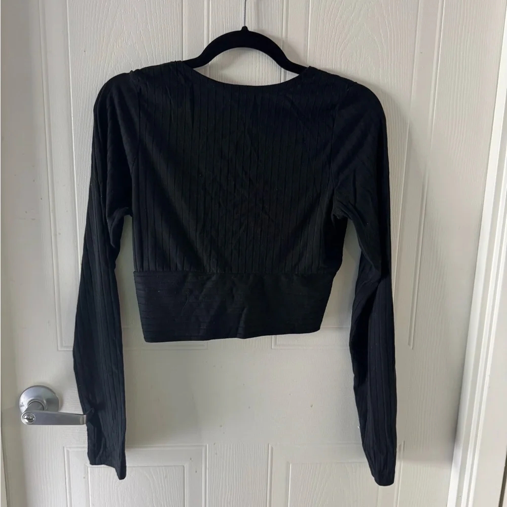 SHEIN Ribbed Wrap - Picture 3 of 4